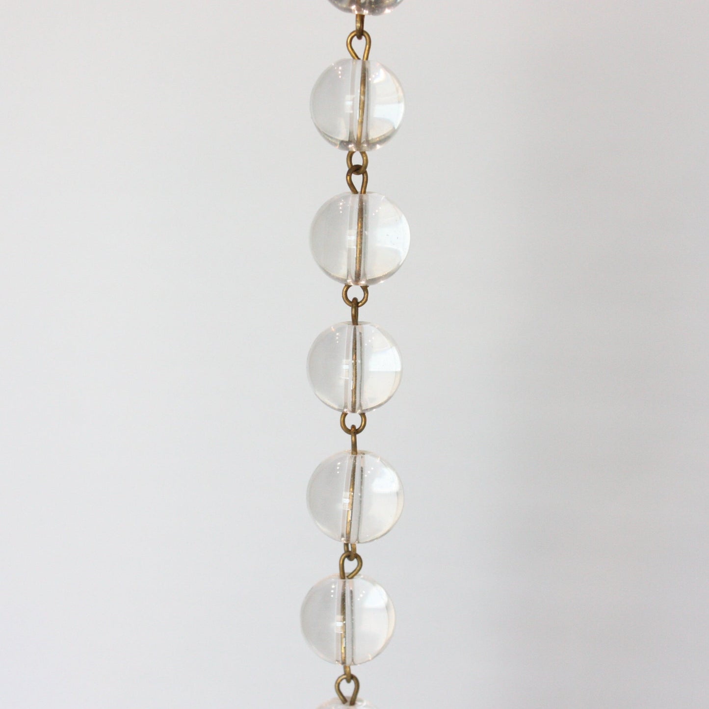 39" Clear Uniform Smooth Round Bead Chain