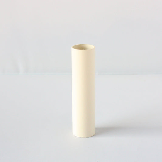 3-1/2" Ivory Ceramic Candle Cover, Candelabra Base (Set of 5)