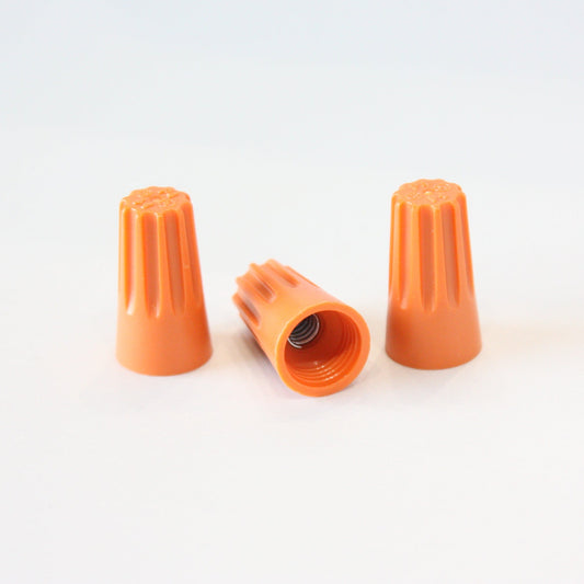 Orange Twist On Wire Connectors (3 pack)