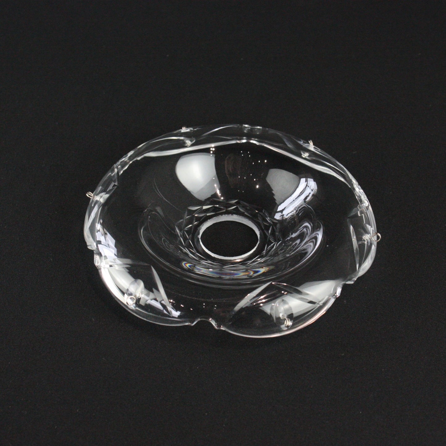 5-1/2" Czech Crystal Turnover Bobeche