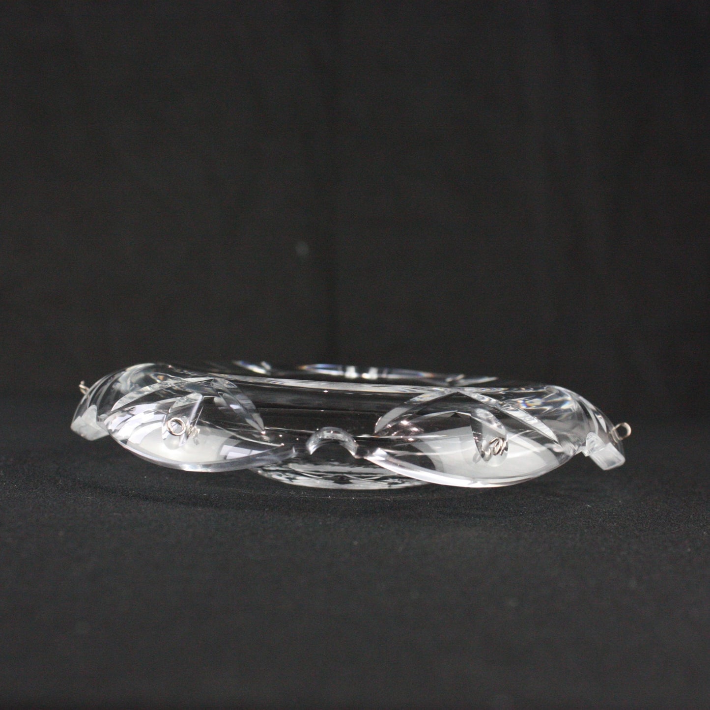 5-1/2" Czech Crystal Turnover Bobeche