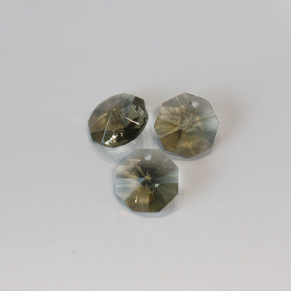 14mm Colored Radiant 1-Hole Octagon