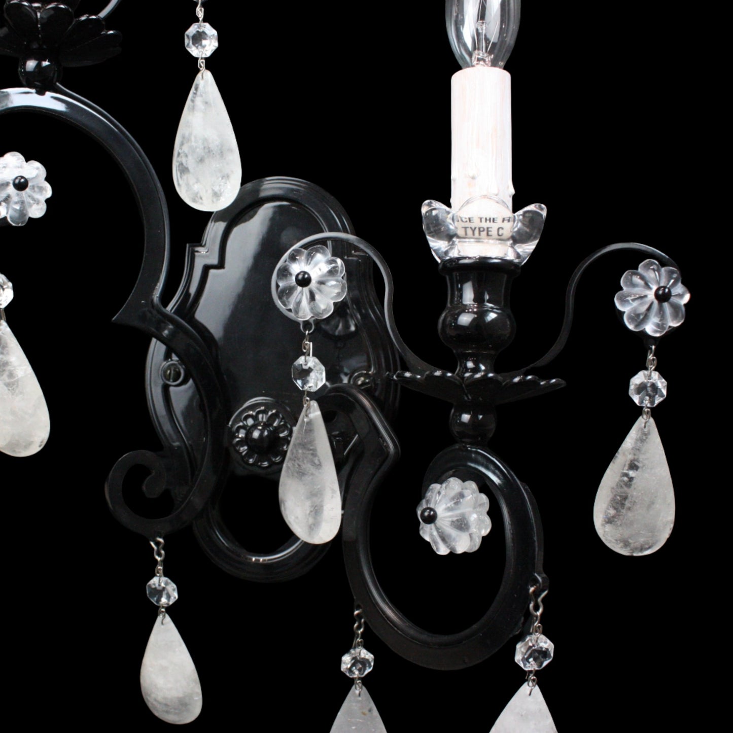 Renaissance 2 Light Rock Crystal Sconce by Schonbek®