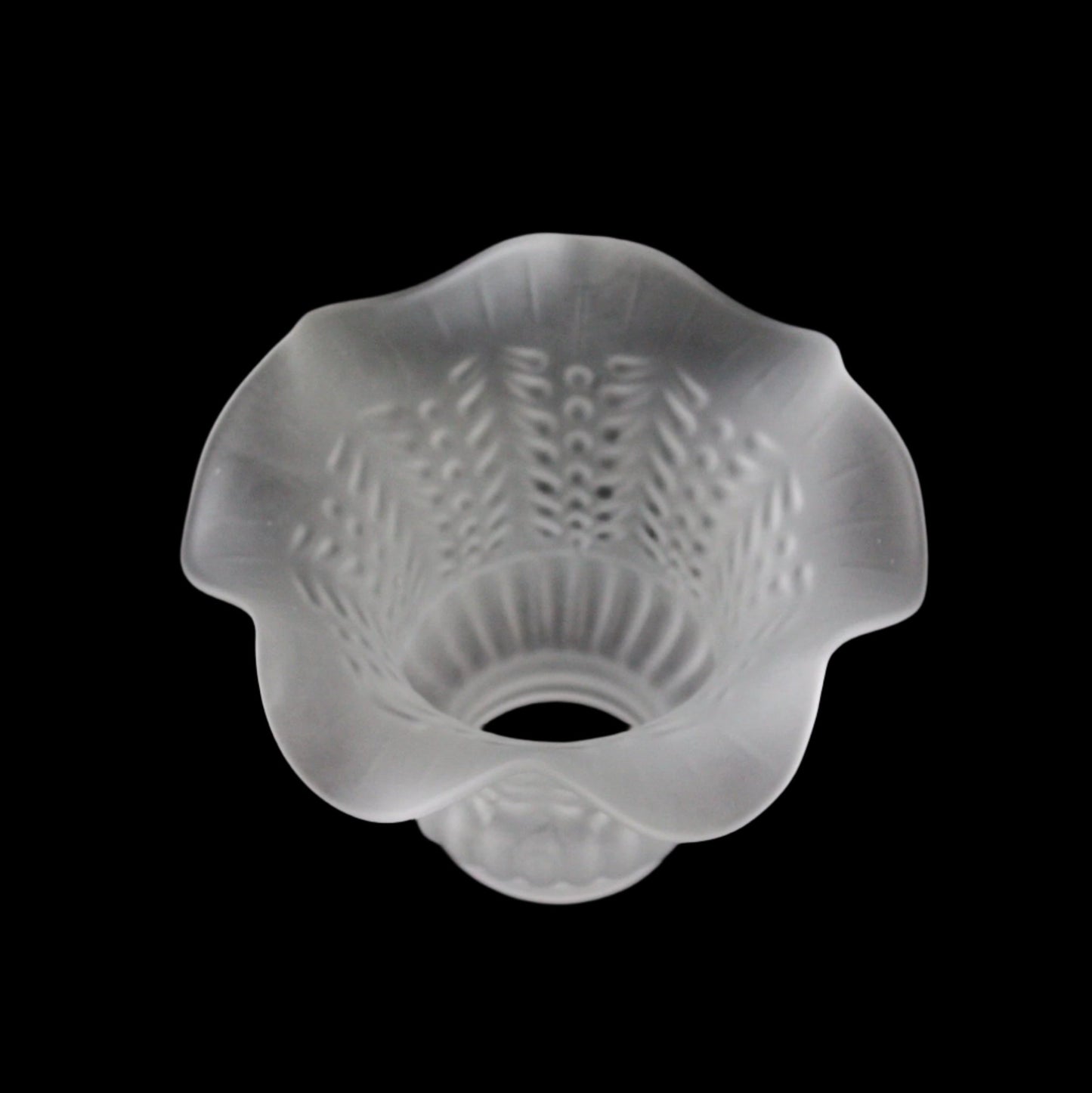 4" Frosted Crystal Shade