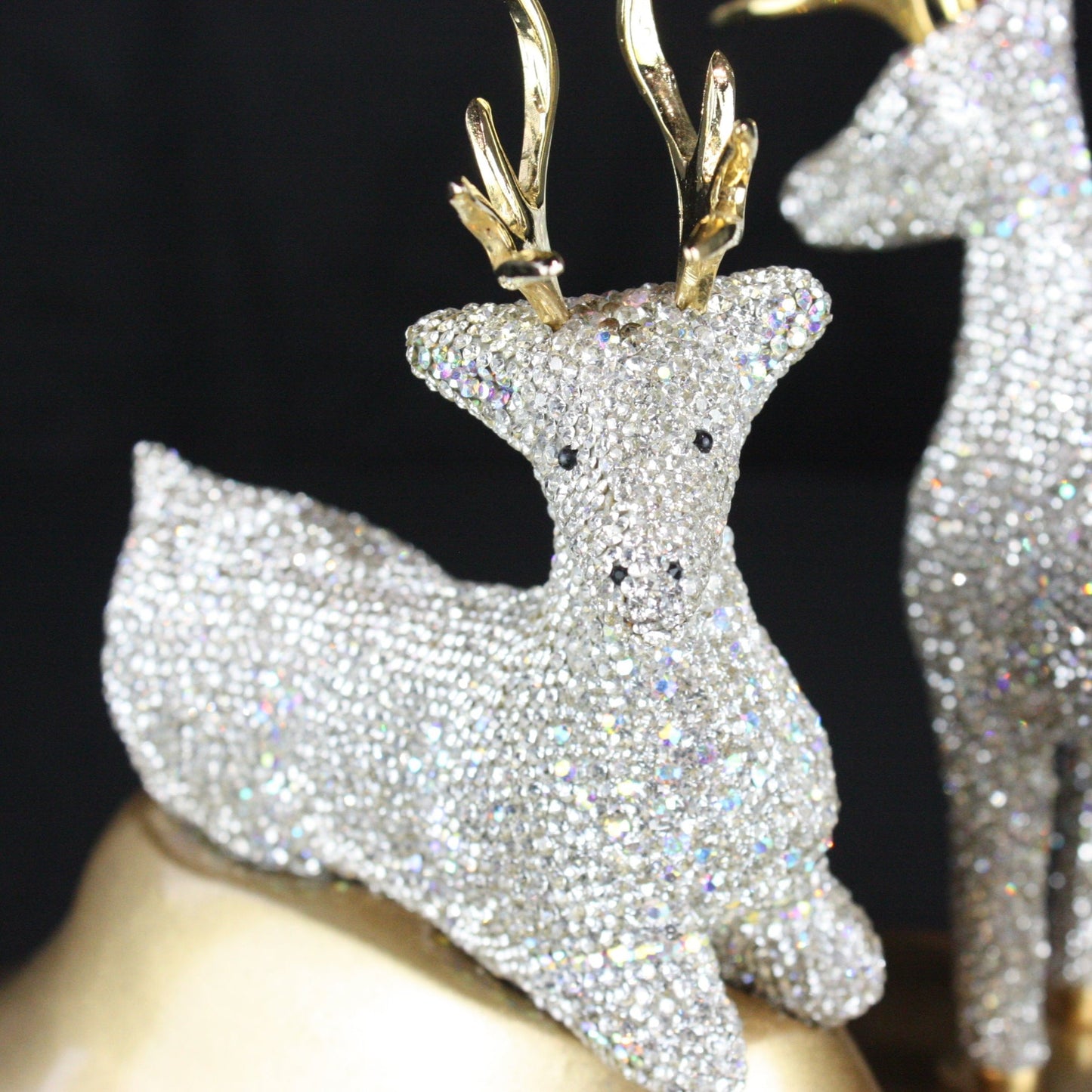 Crystal Two Deer Figurine by Asfour® Crystal