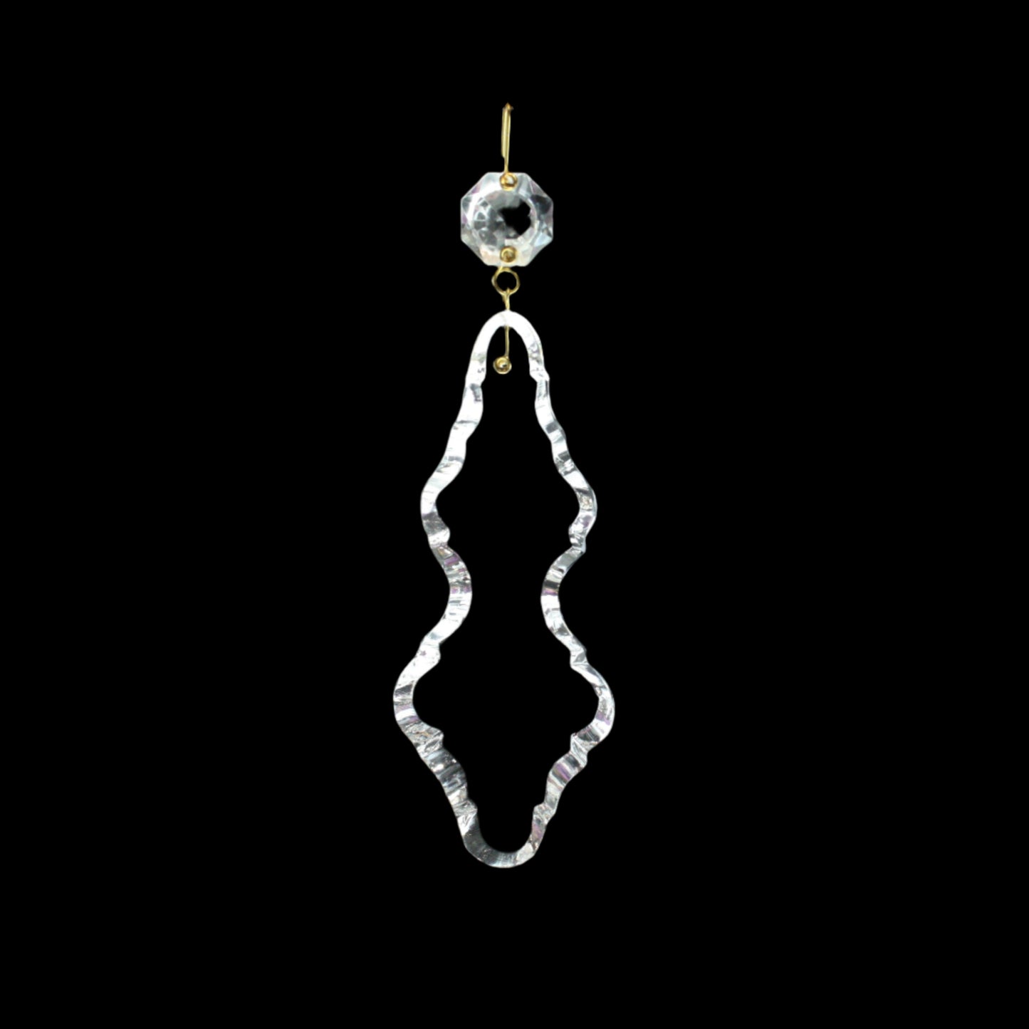 Czech Crystal Pendalogue w/ Top Bead