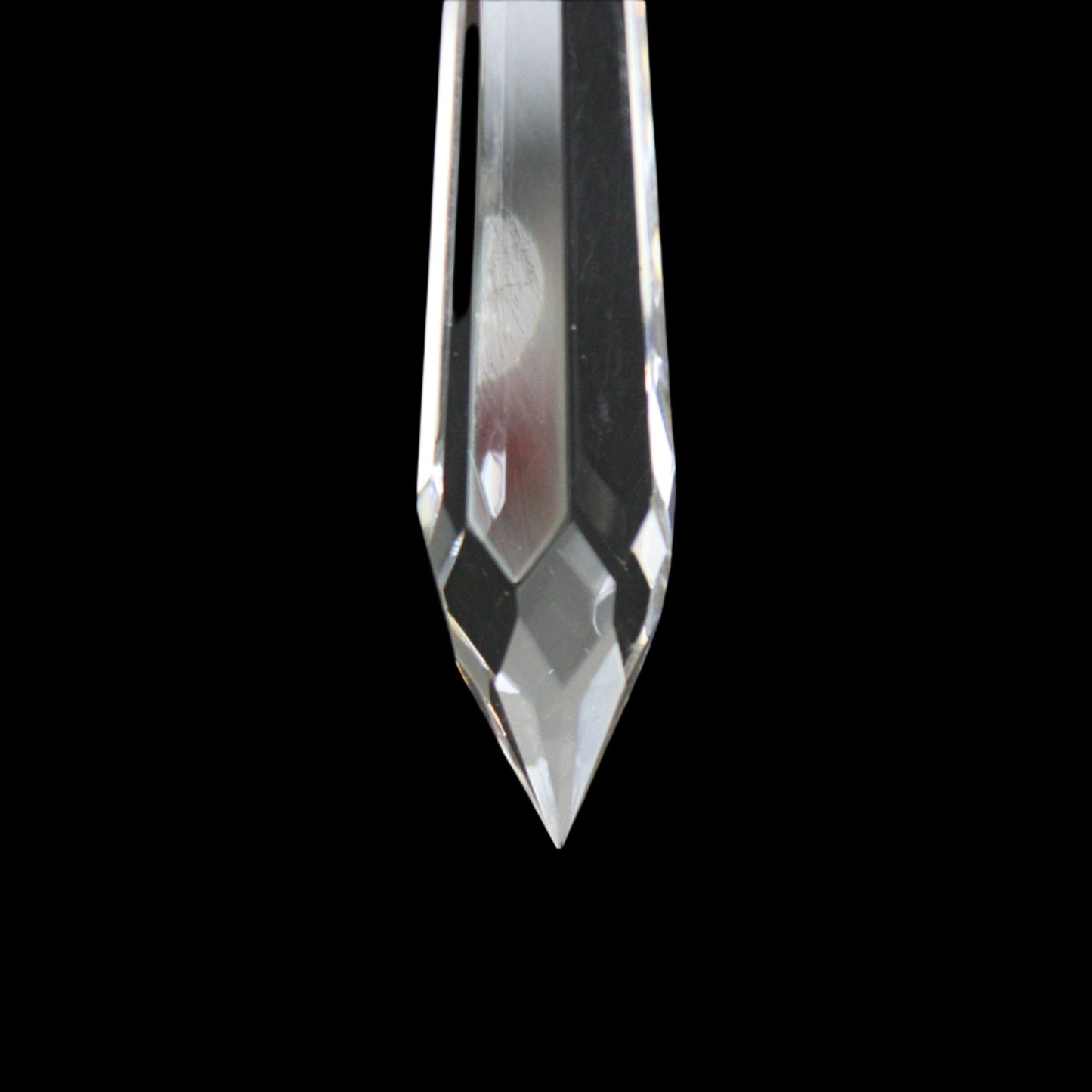 Czech Crystal Thin U-Drop Prism w/ Top Bead