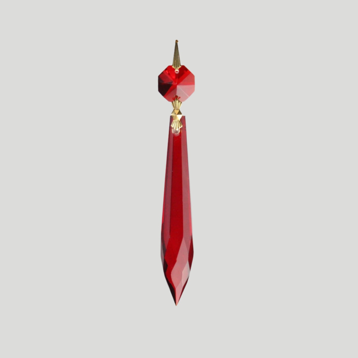 3" Colored U-Drop w/ Top Bead