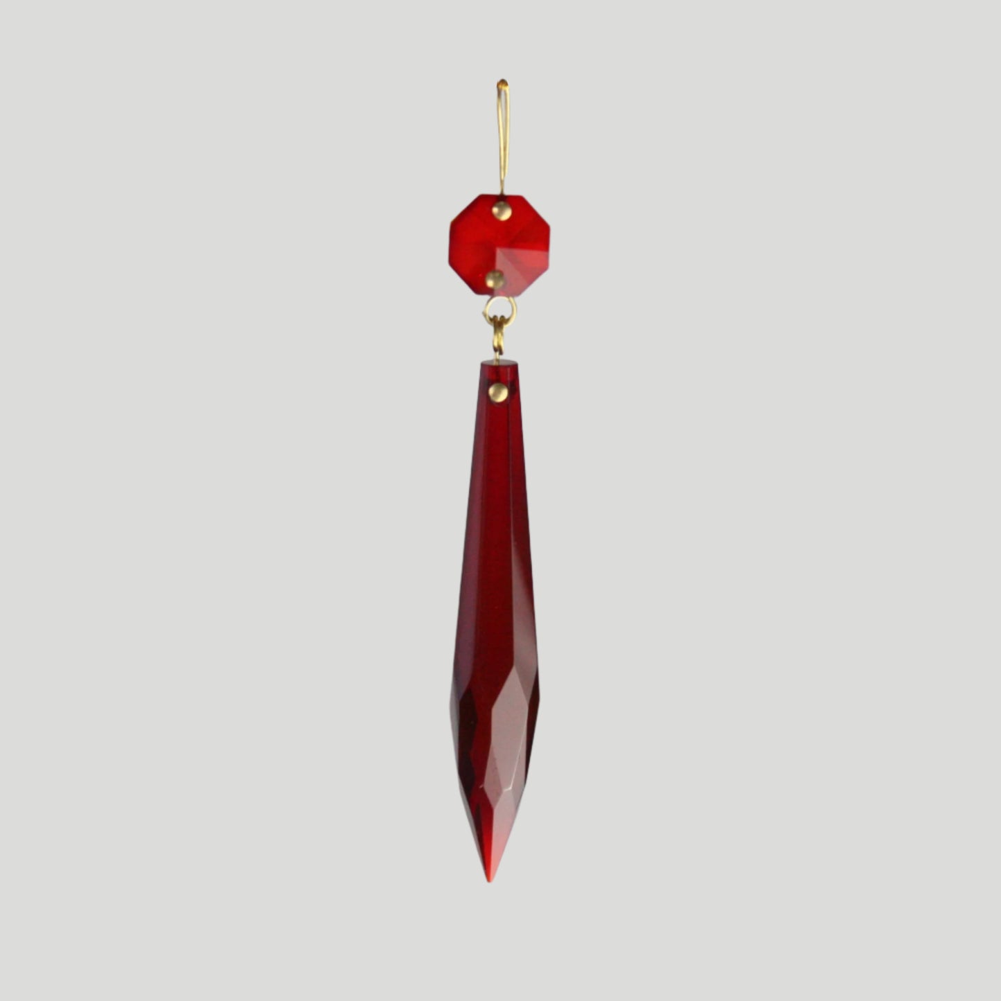 3" Colored U-Drop w/ Top Bead