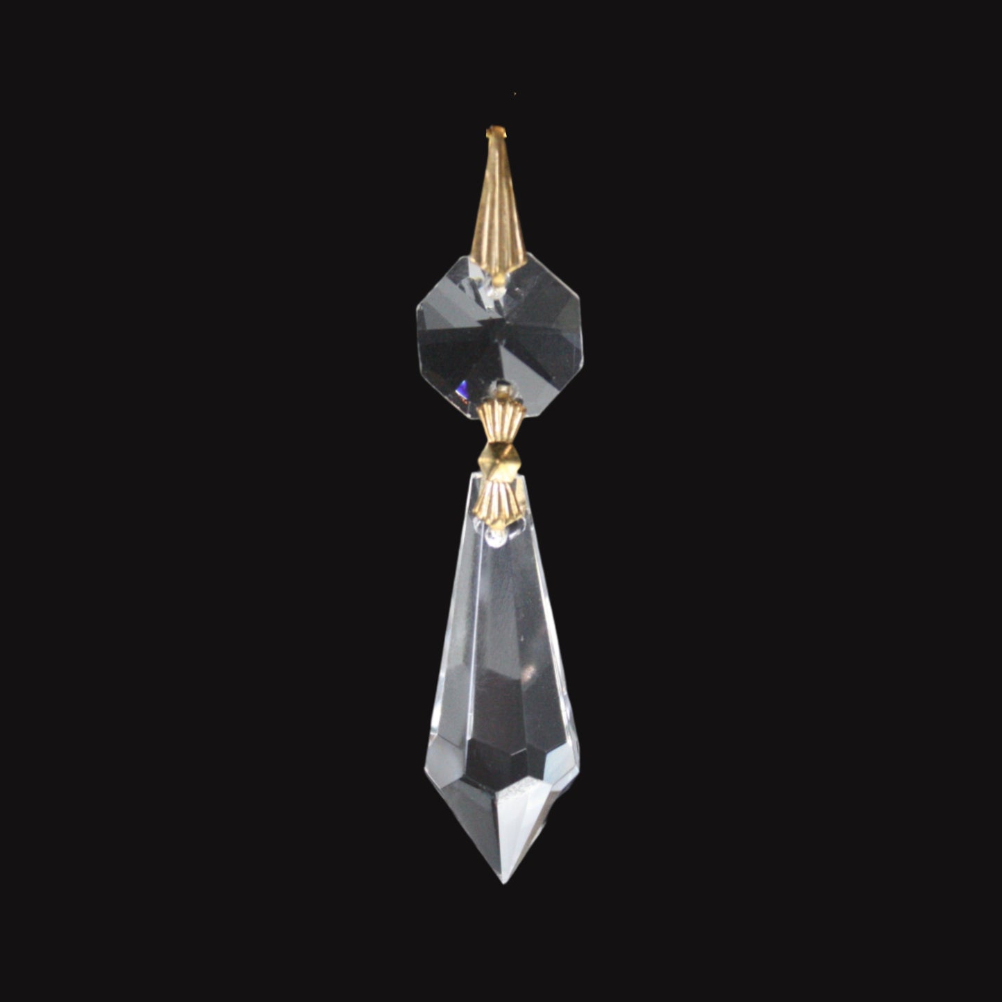 1-1/2" Crystal Plug Drop w/ Top Bead