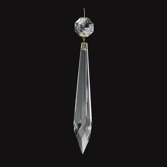 Crystal U-Drop w/ Top Bead