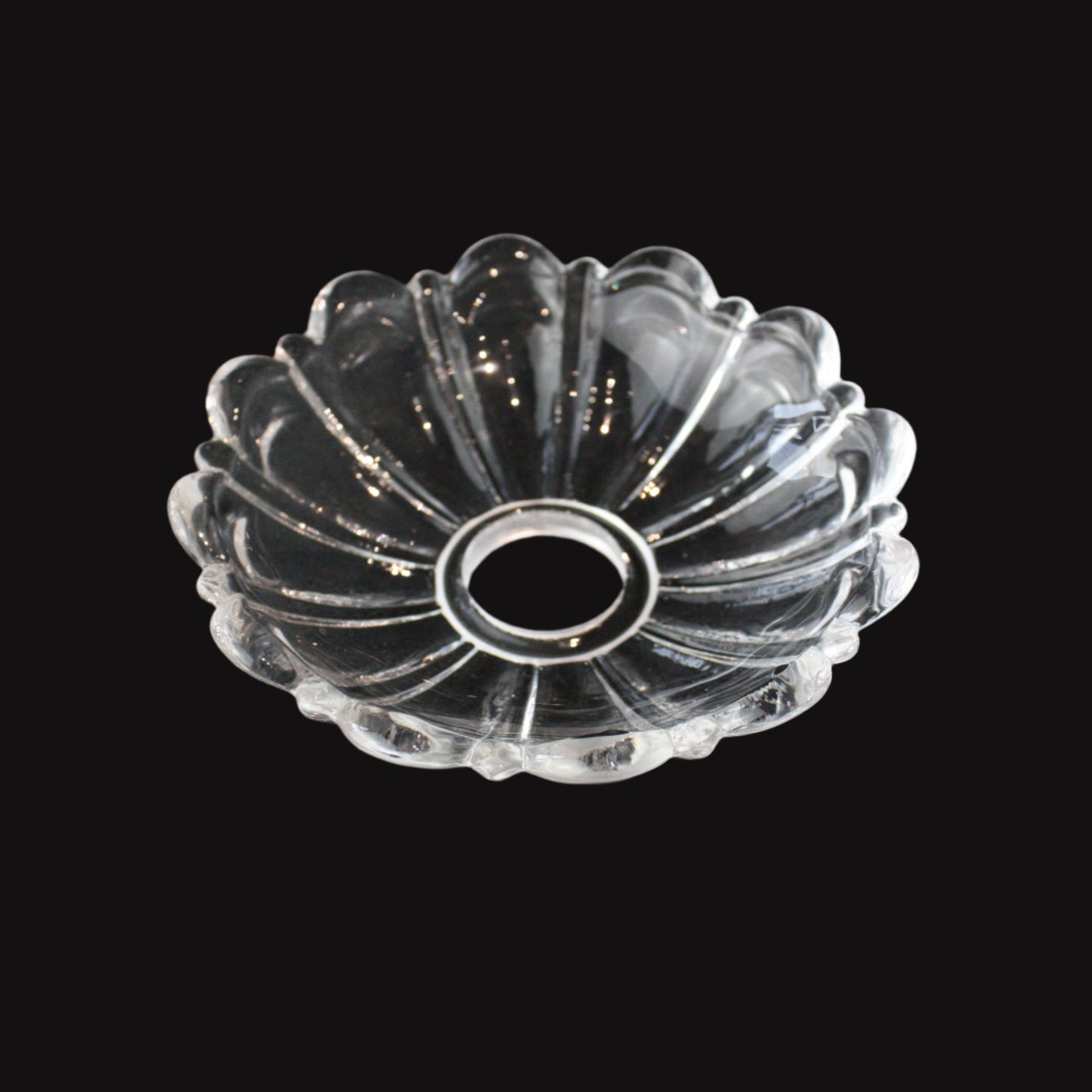 Pressed 4-3/8" Crystal Bobeche