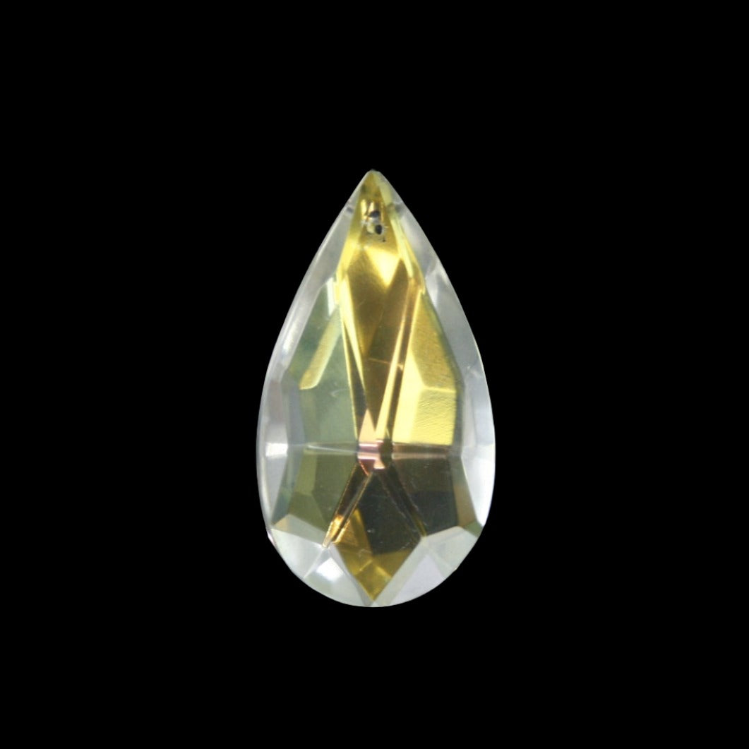 Czech 2" Colored Full Cut Teardrop