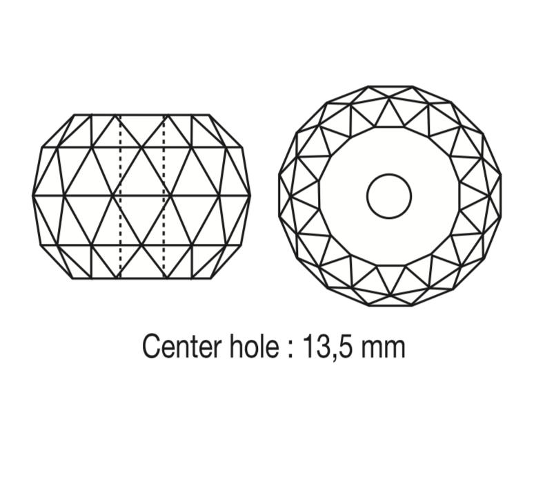 Turkish Crystal Faceted Break