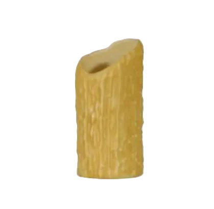 3" Wide Antique Gold Resin Candle Cover w/ Drip