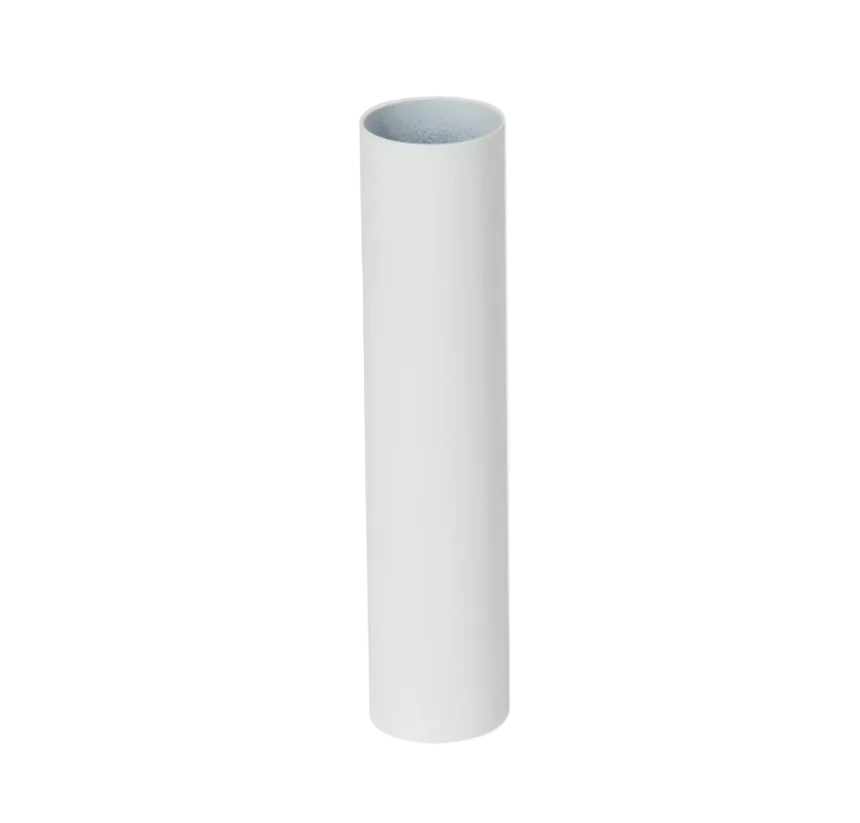 Satin White Metal Candle Cover, Candelabra Base