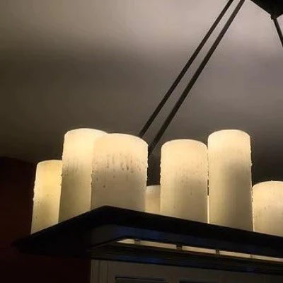 6" x 4" Wide Translucent Beeswax Candle Cover (Drip or No Drip)