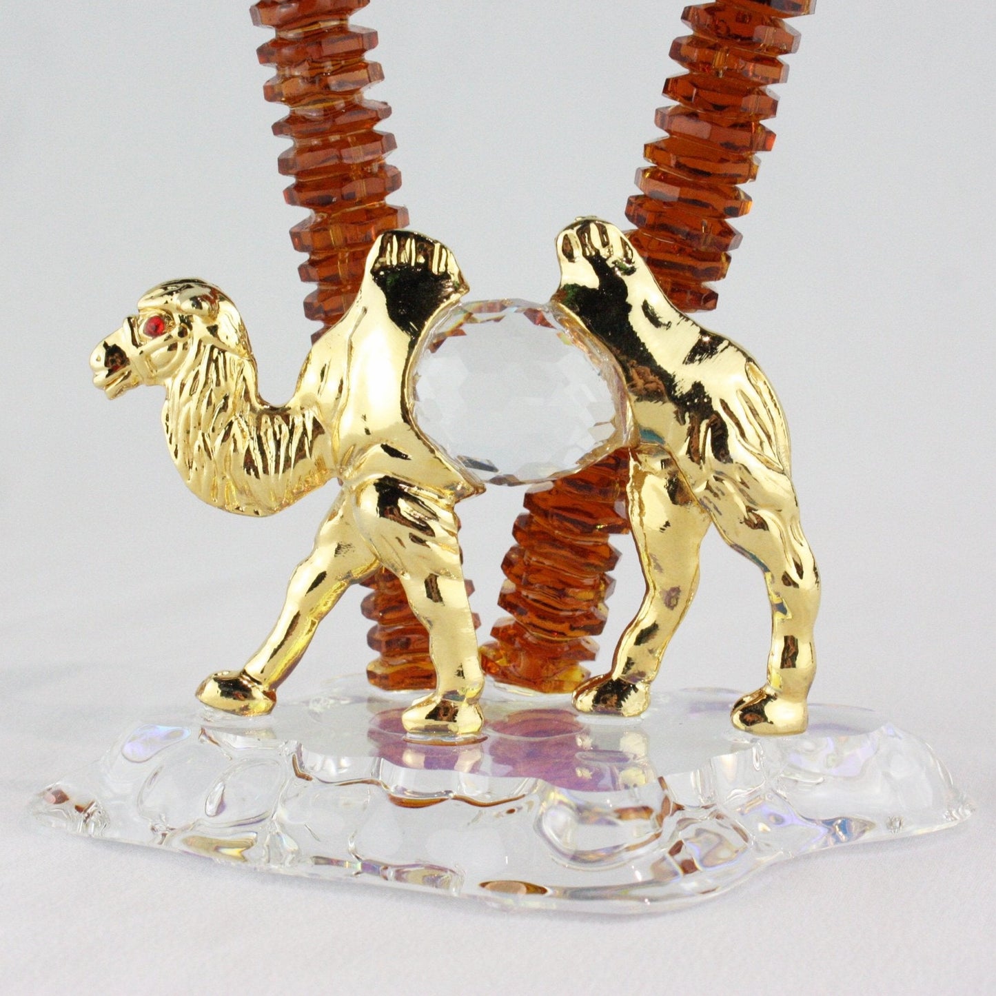 Crystal Camel w/ Palms by Asfour® Crystal