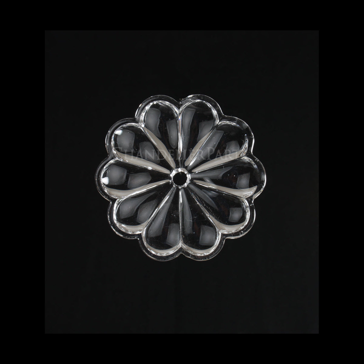 Czech Crystal Full-Cut Rosette w/ Center Hole