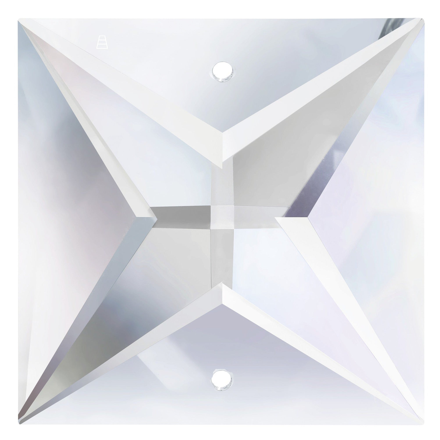 SWAROVSKI STRASS®<br>Crystal/Colored 2-Hole Square