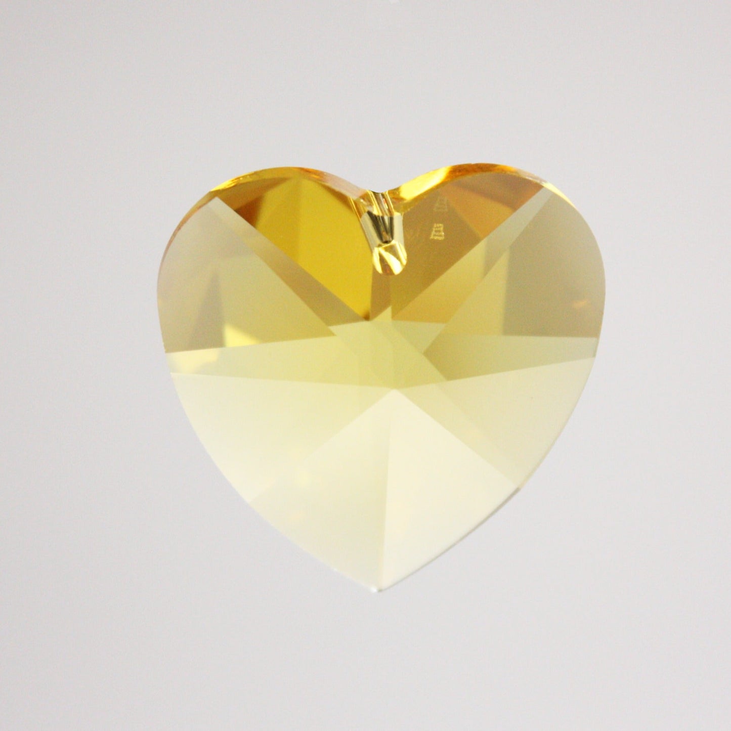 SWAROVSKI® STRASS 28mm Colored Heart Pendant