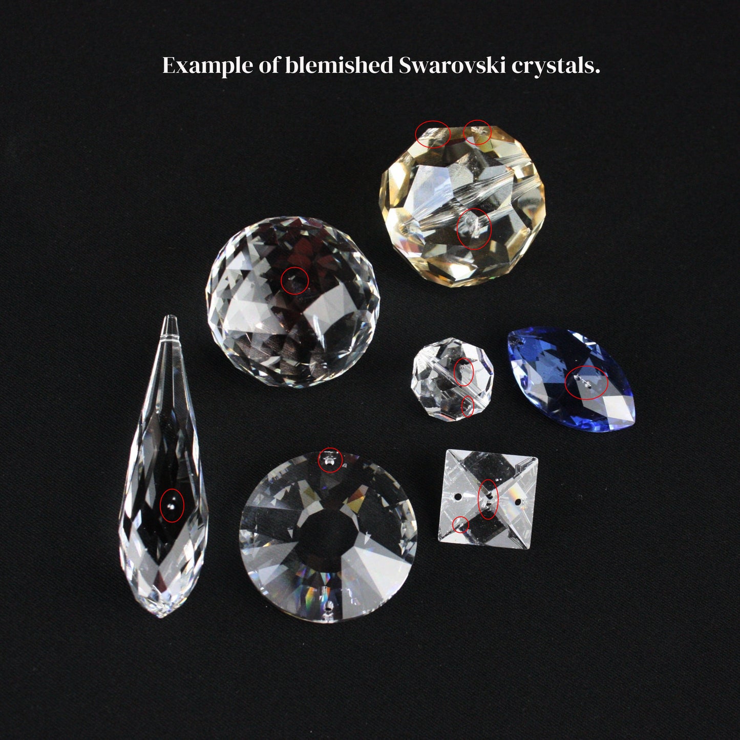 SWAROVSKI STRASS®<br>Crystal Drop (Blemished)