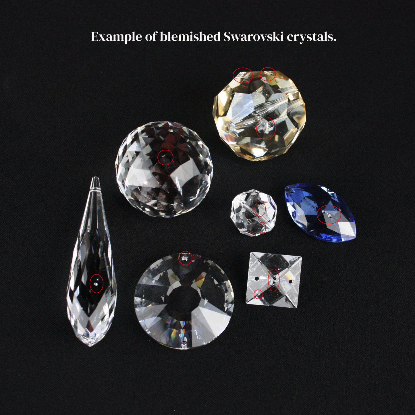 SWAROVSKI STRASS®<br>76mm Crystal Glow Prism (Blemished)