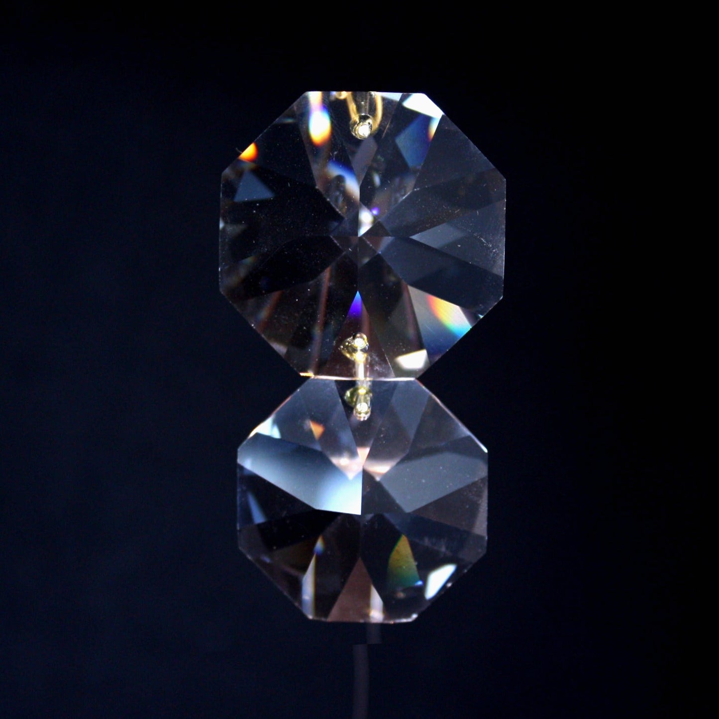 SWAROVSKI® STRASS 8016-38MM + 8015-28MM 2-Bead Hanger (Blemished)