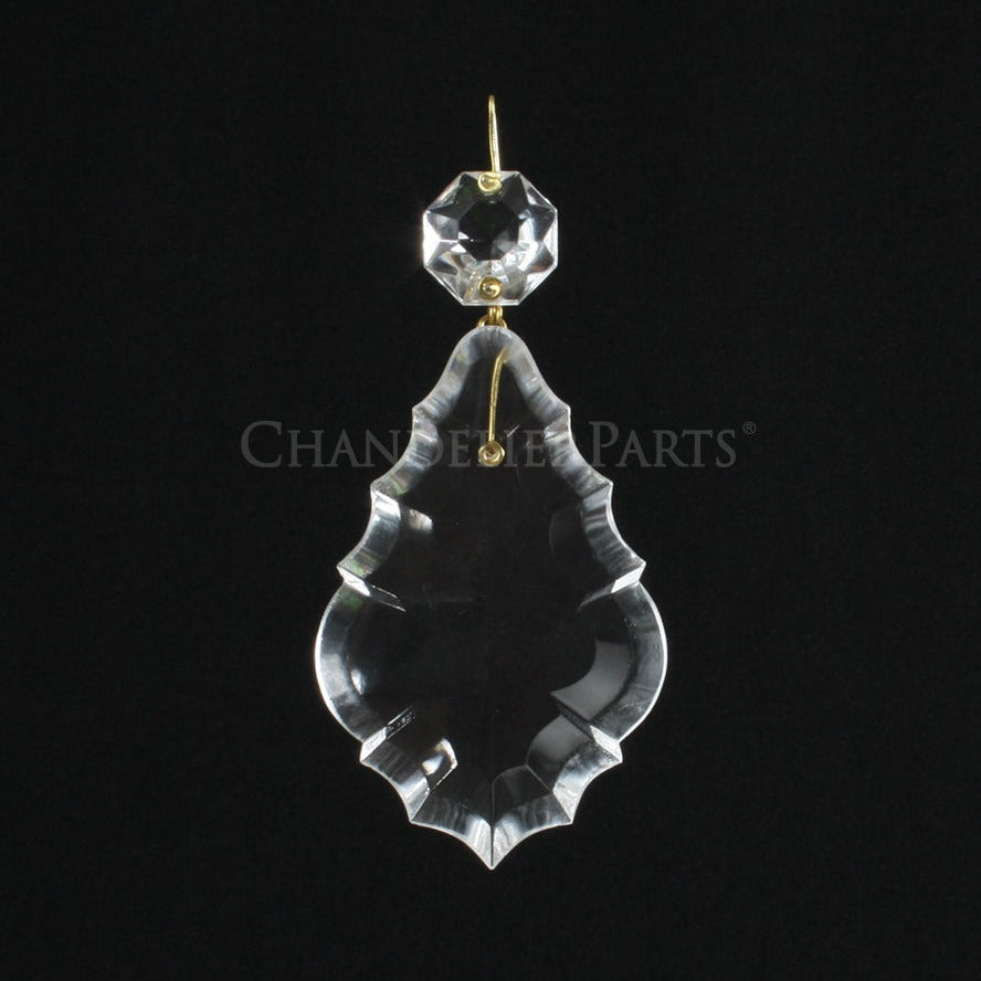 Czech Crystal Pendalogue w/ Top Bead