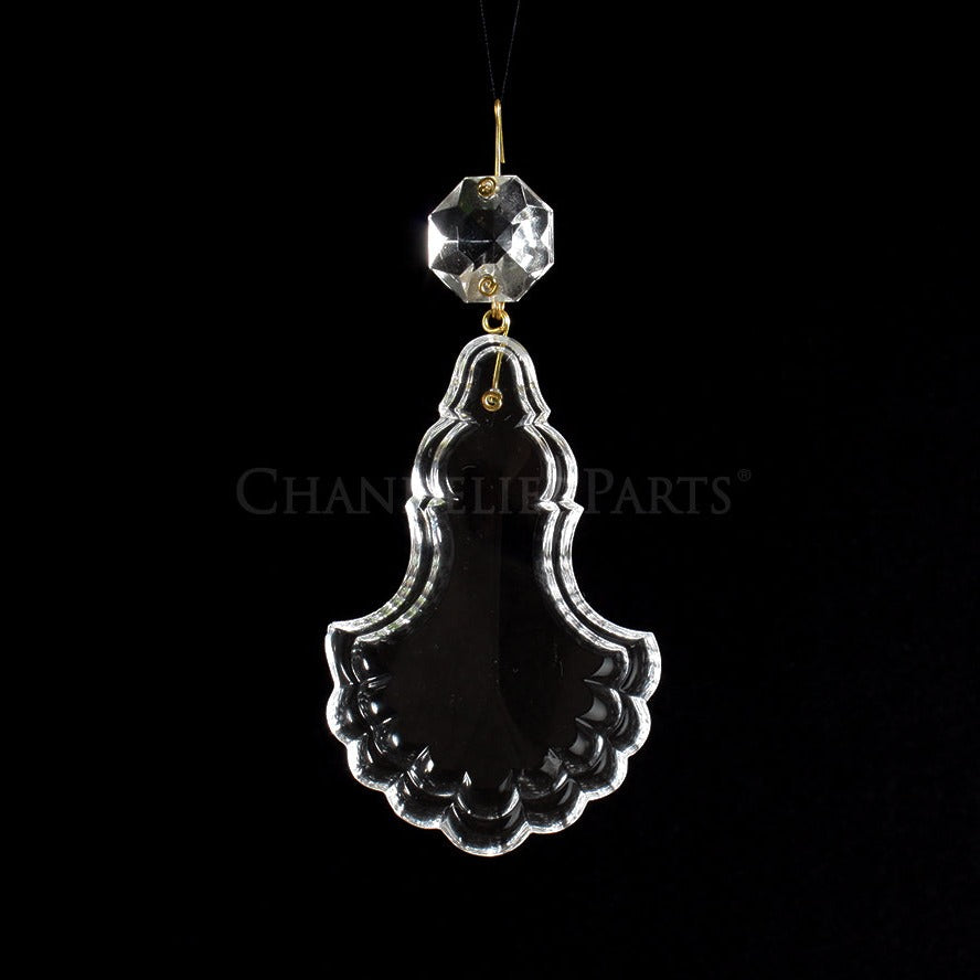 Czech Crystal Pendalogue w/ Top Bead