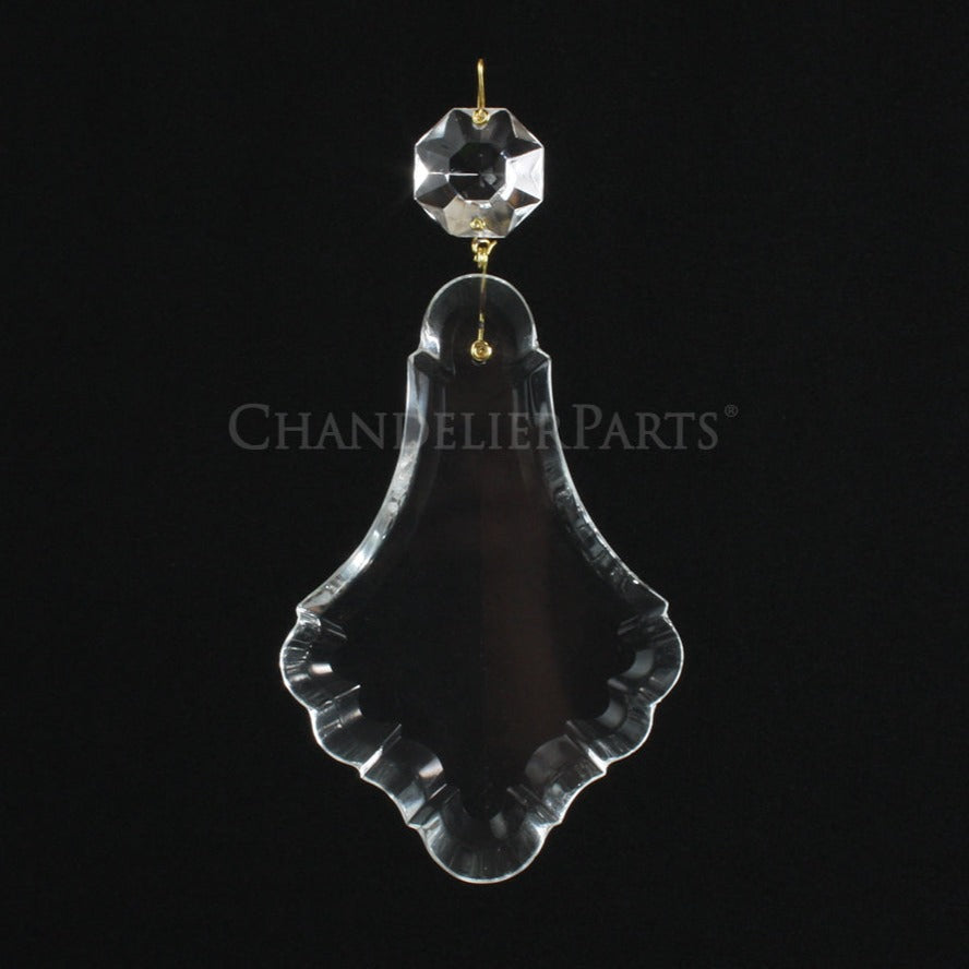 Czech Crystal Pendalogue w/ Top Bead