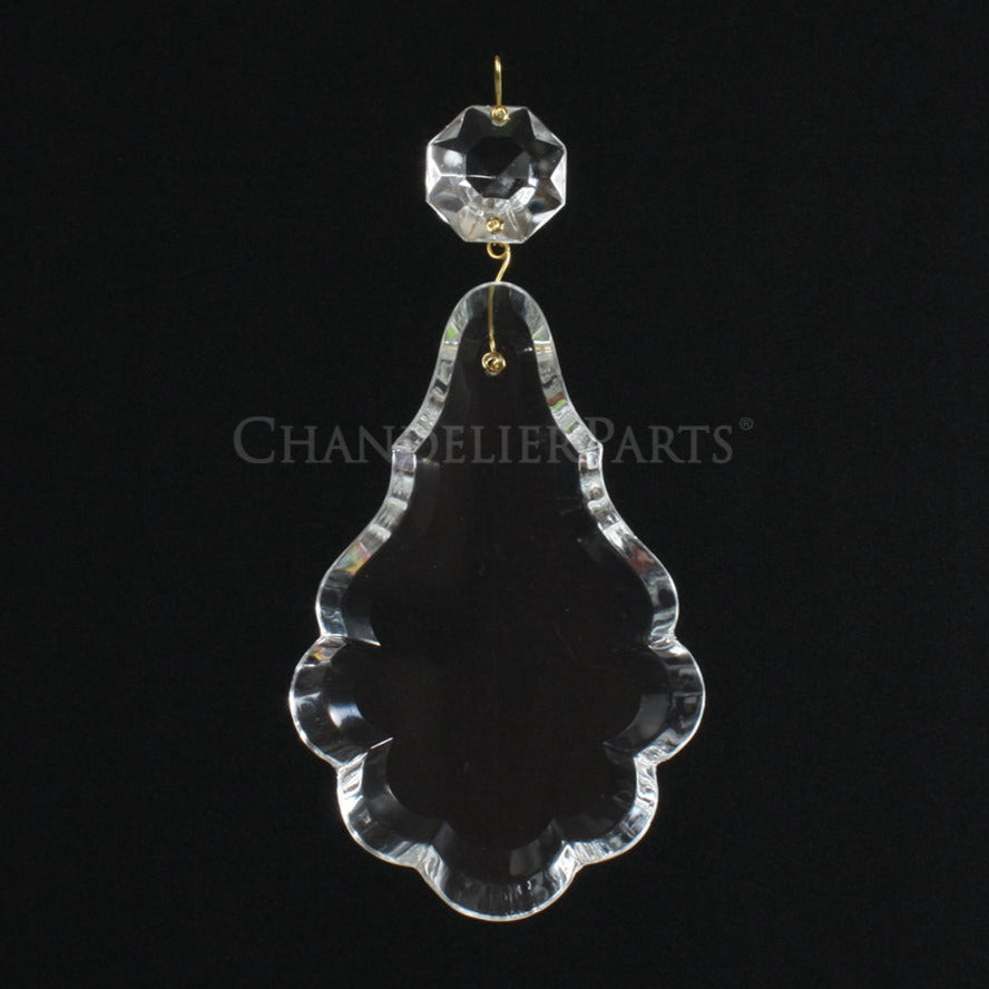 Czech Crystal Pendalogue w/ Top Bead