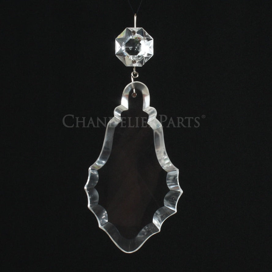 Czech Crystal Pendalogue w/ Top Bead