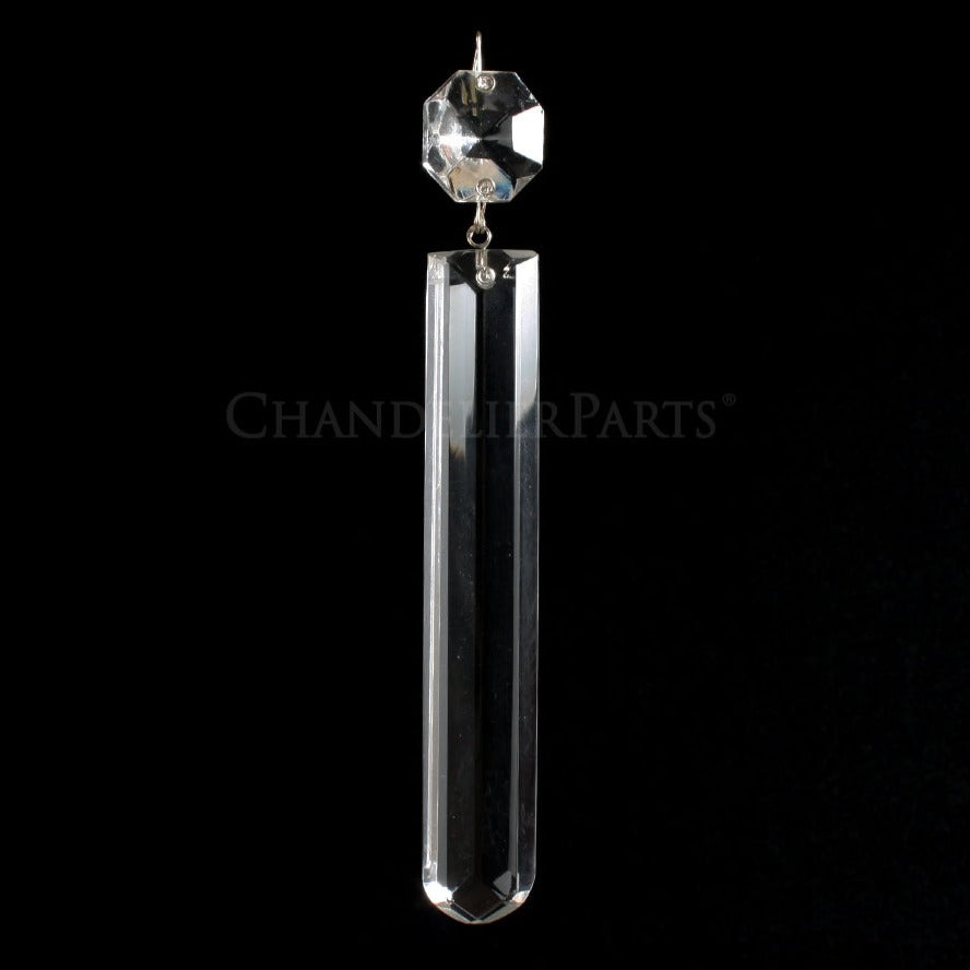 Czech Crystal Rounded Colonial w/ Top Bead<br> (6 sizes)