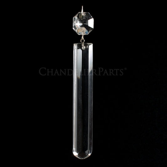 Czech Crystal Rounded Colonial w/ Top Bead<br> (6 sizes)
