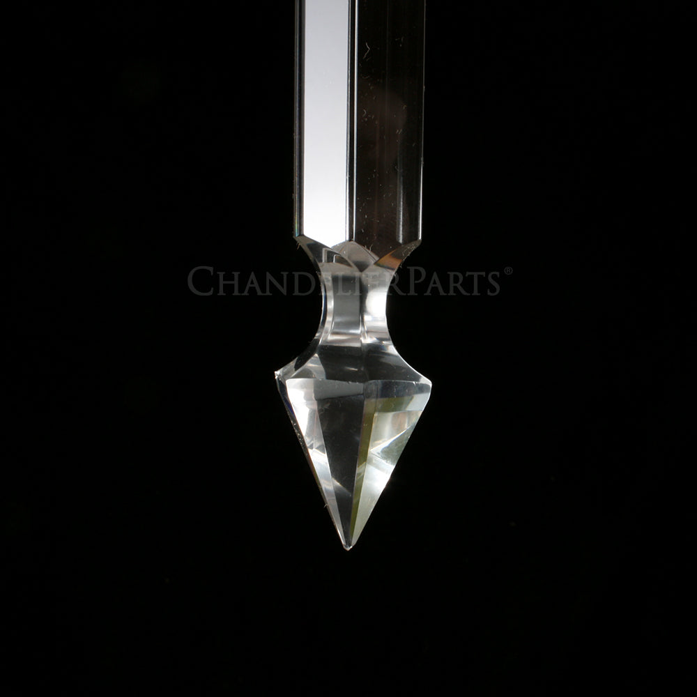 Heavy Plain Full Cut Spear w/ Top Bead