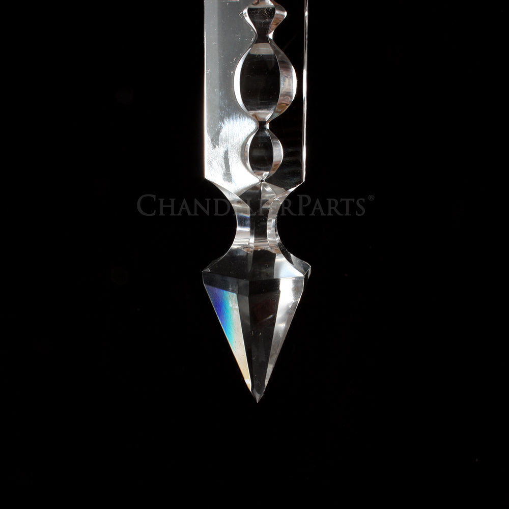 Heavy Notched Full Cut Spear w/ Top Bead