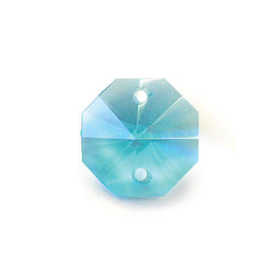 Preciosa® Crystal 14mm Colored 2-Hole Octagon