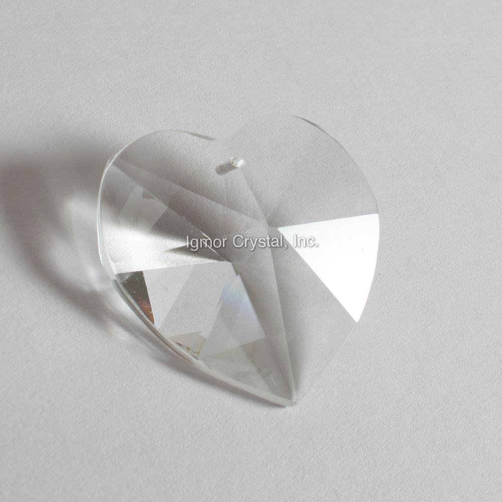 40mm Crystal Heart Pendant
