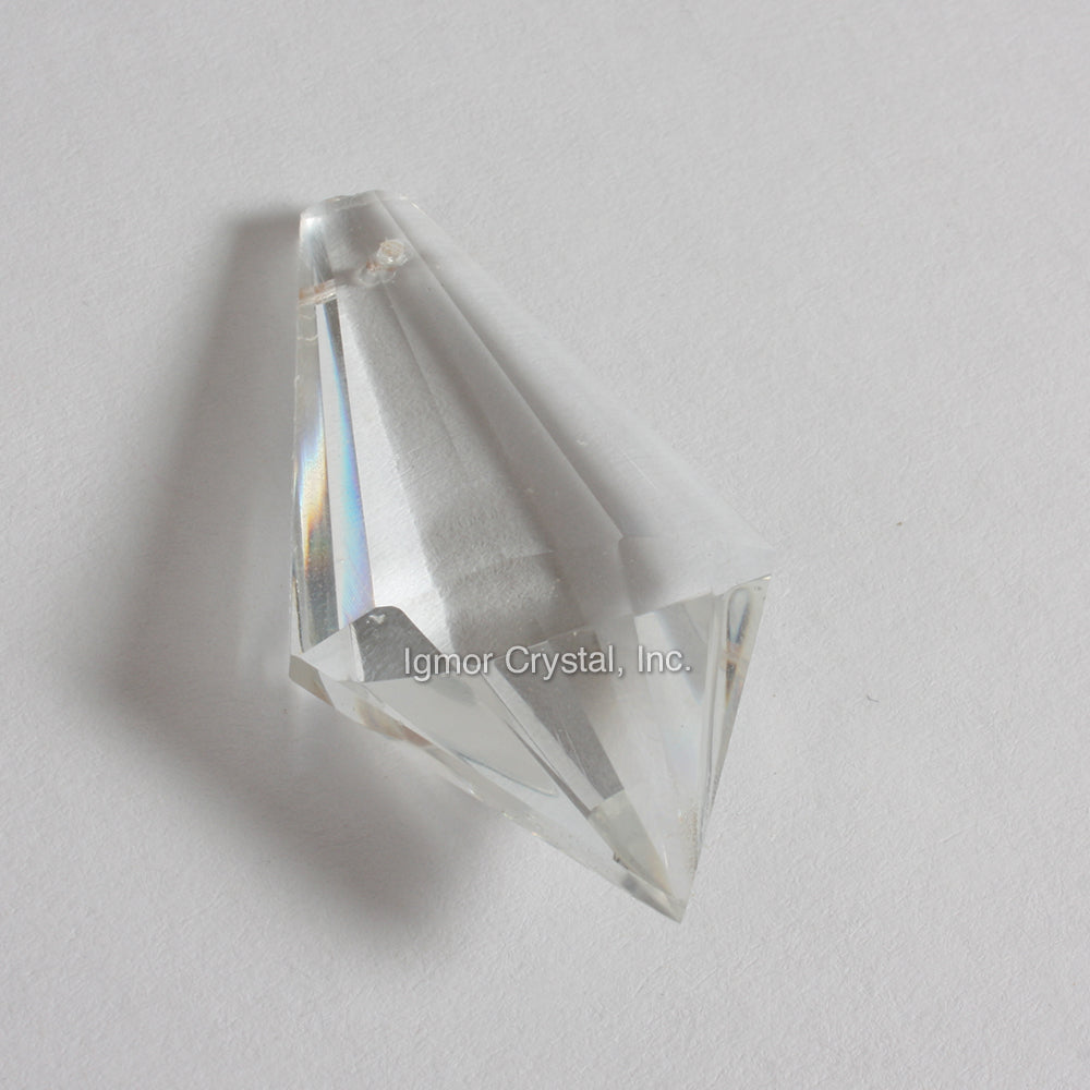 52mm Crystal Faceted Spear Drop