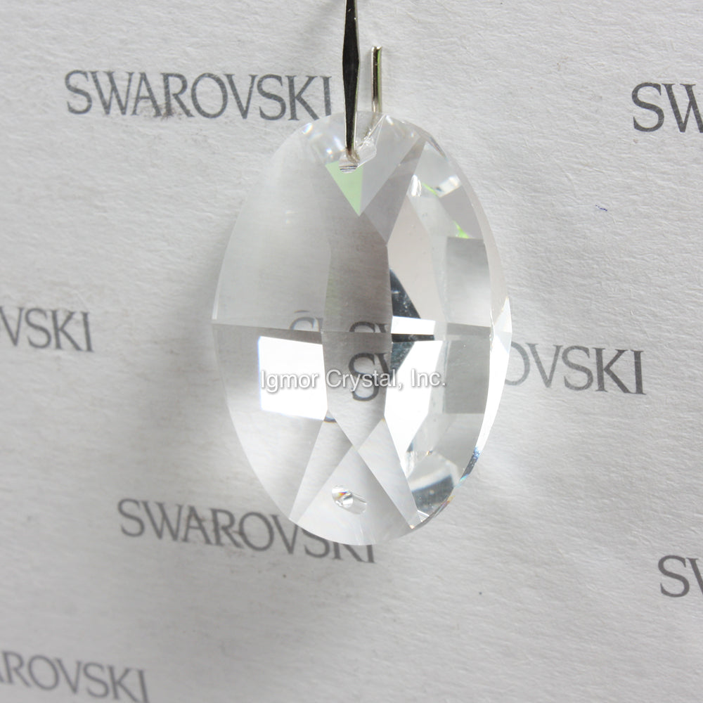 SWAROVSKI STRASS® <br> Crystal 2-Hole Oval Bead (No Logo)