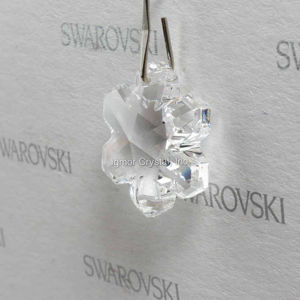 SWAROVSKI® STRASS<br>20mm Crystal 2-Hole Snowflake Pendant (No Logo)