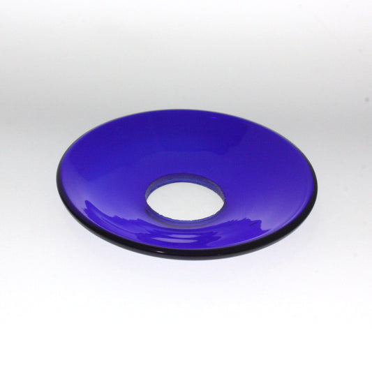 3-3/8" Cobalt Blue Glass Bobeche<br>No pin