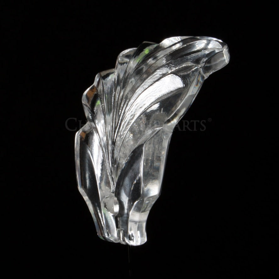 Czech Crystal Feather/Leaf