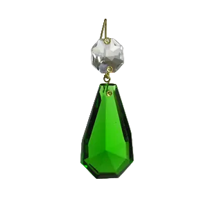 2'' Colored Cut Coffin w/ Clear Top Bead