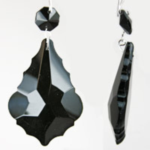 2 1/2 Inch Black Pendant Prism 