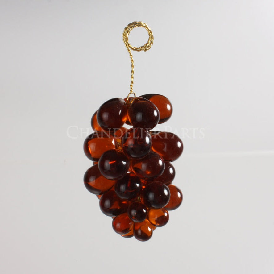 36 Crystal Grape Cluster w/ Gold Wire <br> (4 colors)