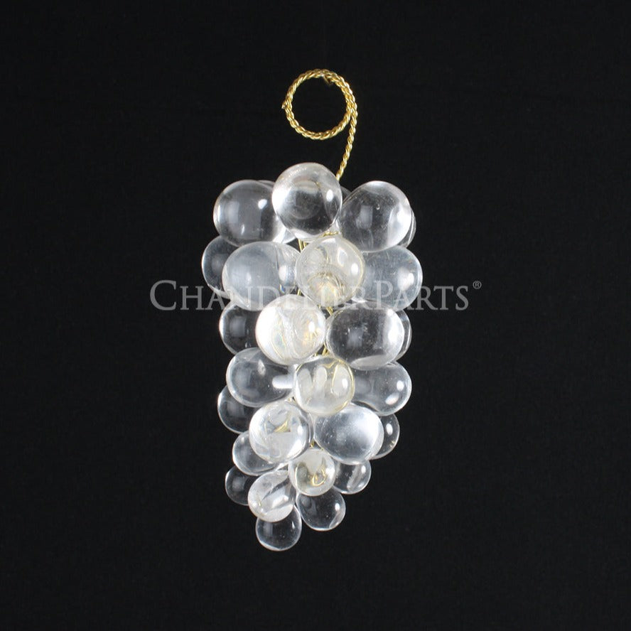 36 Crystal Grape Cluster w/ Gold Wire <br> (4 colors)