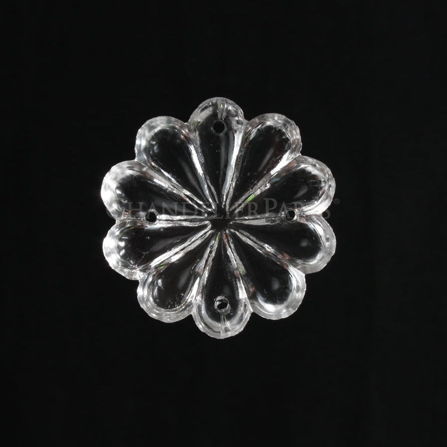 Czech Crystal 4-Hole Rosette