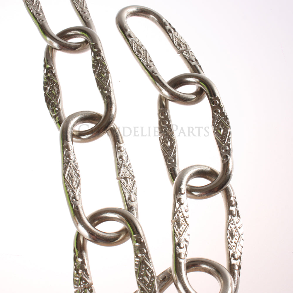 Patterned Nickel Plated Spanish Iron Chain <br> (5 styles)